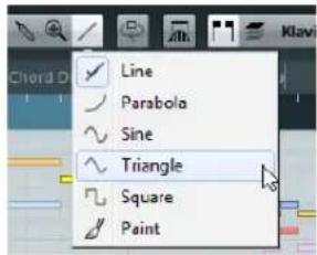 Line Parabola Sine Triangle Square Paint