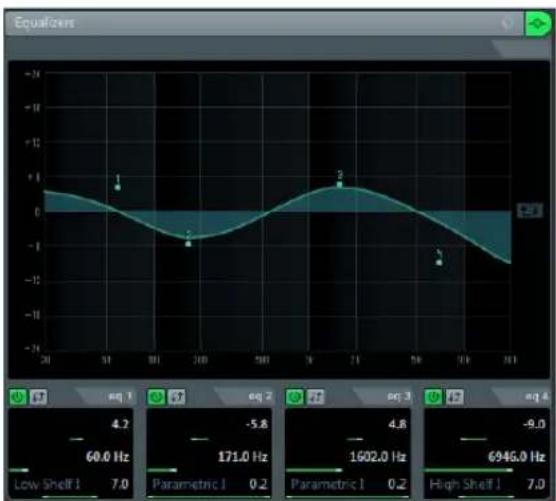 STEINBERG Cubase Elements 6 - Making EQ settings - 1