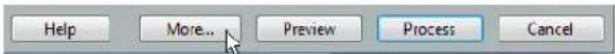 STEINBERG Cubase Elements 6 - The "More..." button - 1