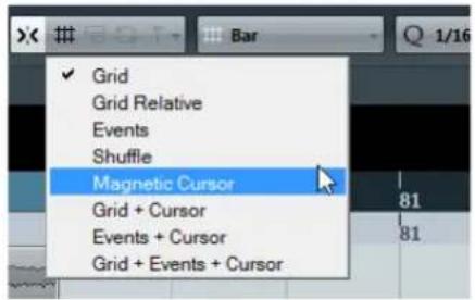 Grid Grid Relative Events Shuffle Magnetic Cursor Grid + Cursor Events + Cursor Grid + Events + Cursor