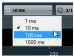 10 ms 1 ms ✓ 10 ms 100 ms 1000 ms 2:30
