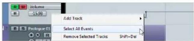 Volume -15.98 Add Track Select All Events Remove Selected Tracks Shift+Del