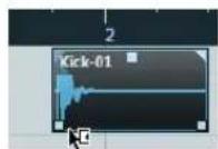 STEINBERG Cubase Elements 6 - Resizing events - 5