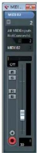 MIDI 02 All MIDIInput NotConnect: MIDI 02 OFF R S R U 30