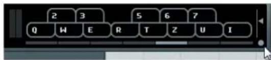 2 3 Q W E R T Z U I 5 6 7