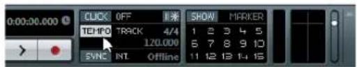 0:00:00.000 CLICK 0FF TEMP0 TRACK 4/4 120.000 SYNC INT Offline SHOW MARKER 1 2 3 4 5 6 7 8 9 10 11 12 13 14 15