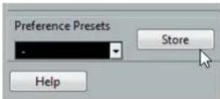 Preference Presets Store Help