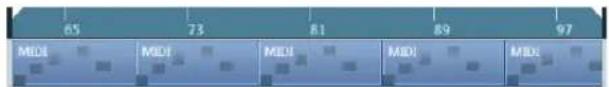 65 73 81 89 97 MIDI MIDI MIDI MIDI MIDI