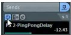 STEINBERG Cubase Elements 6 - Making settings for the sends - 2