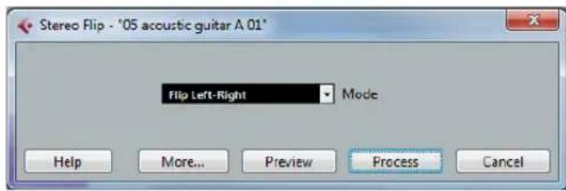 Stereo Flip - '05 acoustic guitar A 01' Flip Left-Right Mode Help More... Preview Process Cancel