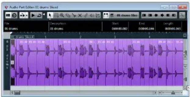 Audio Part Edition 01 drums Sliced File 01 drums Description 01 drums Start 00:00:002 End 00:00:166 Length 00:00:165 01 drum Sterell 01.00 01.00 01.00 01.00 01.00 01.00 01.00 01.00 01.00 01.00 01.00 01.00 01.00 01.00 01.00