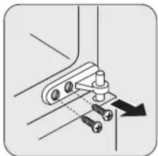 ZANUSSI ZBT2234L - Αντιστροφή πόρτας - 2