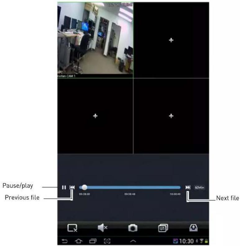 Pulse/play Previous file Next file