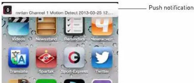 nvilan Channel 1 Motion Detect 2013-03-25 12... ——— Push notification Videos Newsstand Reminders Chepkohort Translate Spartak Sport-Express Twitter