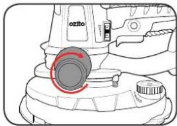 Ozito PDS-2000 - Attaching the Side Handle - 1