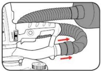 Ozito PDS-2000 - Fitting the Dust Bag and Hose - 2
