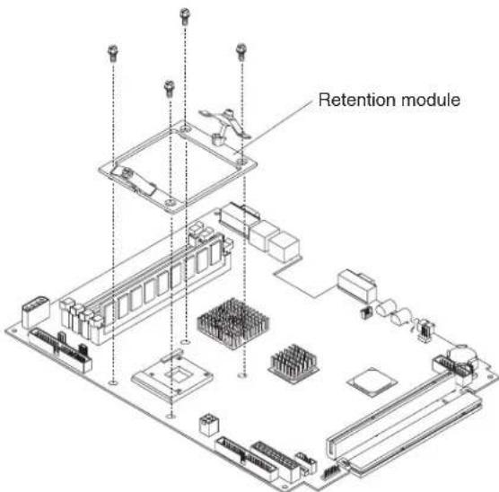 Retention module