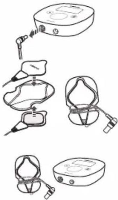 Diagram showing various types of electronic devices with labeled components, including a CD and ear modules.