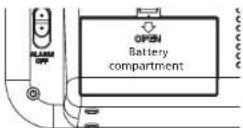 RCA RCD30 - To install the battery: - 1