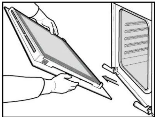 Chef CVEP614SA - Removing the oven door - 3