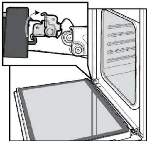 Chef CVEP614SA - Removing the oven door - 1