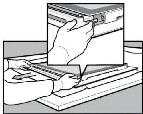Chef CVEP614SA - Removing oven door top trim - 1