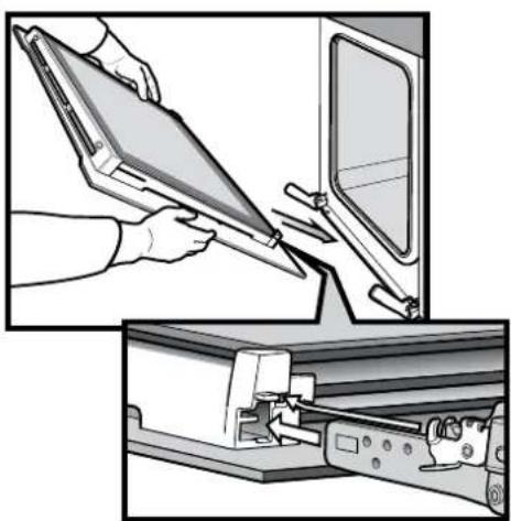 Chef CVEP614SA - Fitting the oven door - 1