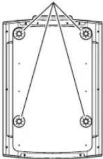 JVC DLA-VS4500 - Adjusting the elevation angle of the projector - 3