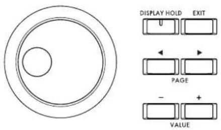 DISPLAY HOLD EXIT PAGE - + VALUE
