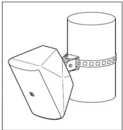 TOA F-1300WTWP - Pole Mounting (F-1300BTWP and F-1300WTWP only) - 1