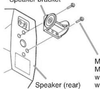 Speaker (rear) M M w w
