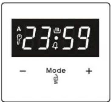 A 23:59 - Mode +