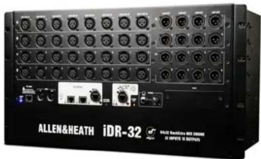 ALLEN&HEATH iDR-32 MACD Communication Network 100% OUTPUT 6 OUTPUTS