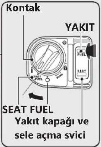 Kontak YAKIT FUEL SEAT FUEL Yakit kapağı ve sele açma svici