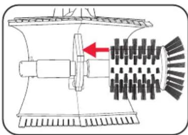 Ozito PXSBK-418 - Fitting and Removing the Cleaning Brushes - 5