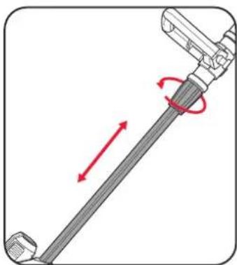 Ozito PXSBK-418 - Adjusting the Working Height - 2