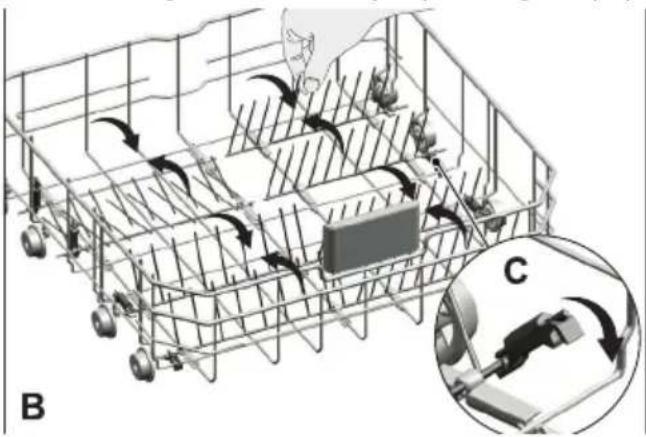 Cylinda DM 3120 RF - Placering av disken i diskmaskinen - 6