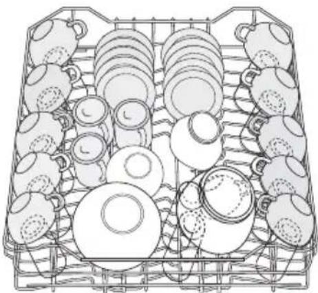 WESTINGHOUSE WDF901SA - Upper basket - 1