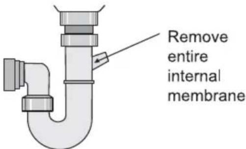 Remove entire internal membrane