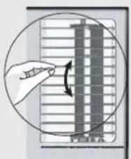Philco PWA812R - Vertical airflow direction vane - 1