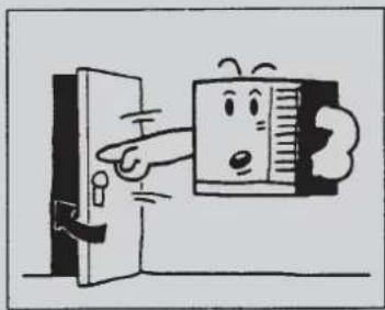 Philco PWA812R - Ventilate the room occasionally. - 1