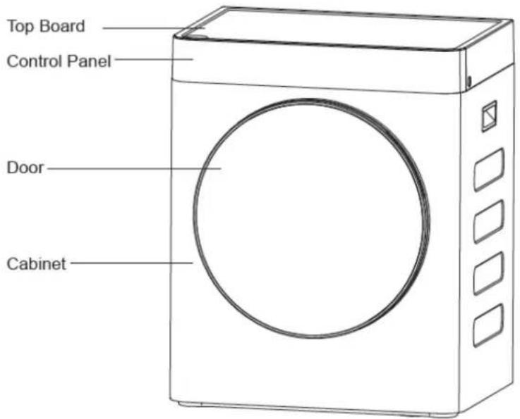 Top Board Control Panel Door Cabinet