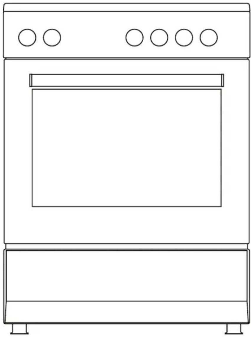 SVAN SVK5502EVB - svan FREE STANDING OVEN - 1