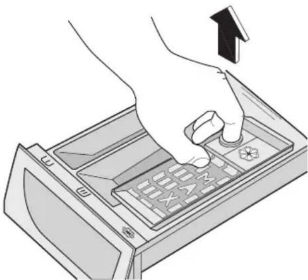 ELECTROLUX EWF 126410 W - Чистка дозатора моющих средств - 2