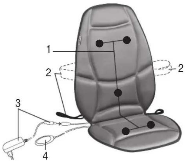BEURER MG158 - Massagedyna (framsida) - 1