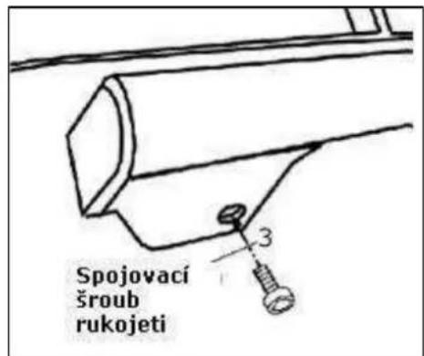 Spojovací šroub rukojeti