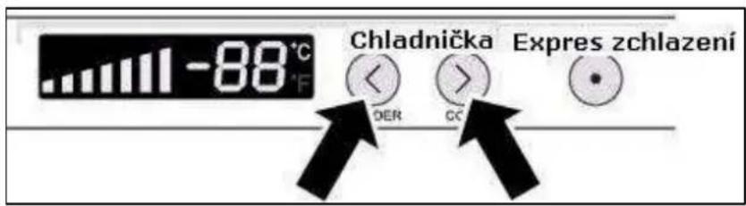 -88°C Chladnička Expres zchlazení DER CC