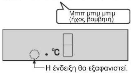 Μπιτ μπιμ μπιμ (ήκος βομβητή) • °C Η ένδειξη θα εξαφανιστεί.