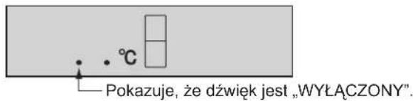 Pokazuje, że dźwięk jest „WYŁĄCZONY”.
