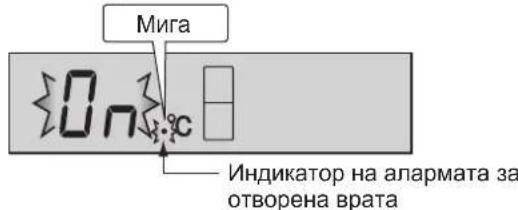 OFF :c °C Индикаторът се скрива.